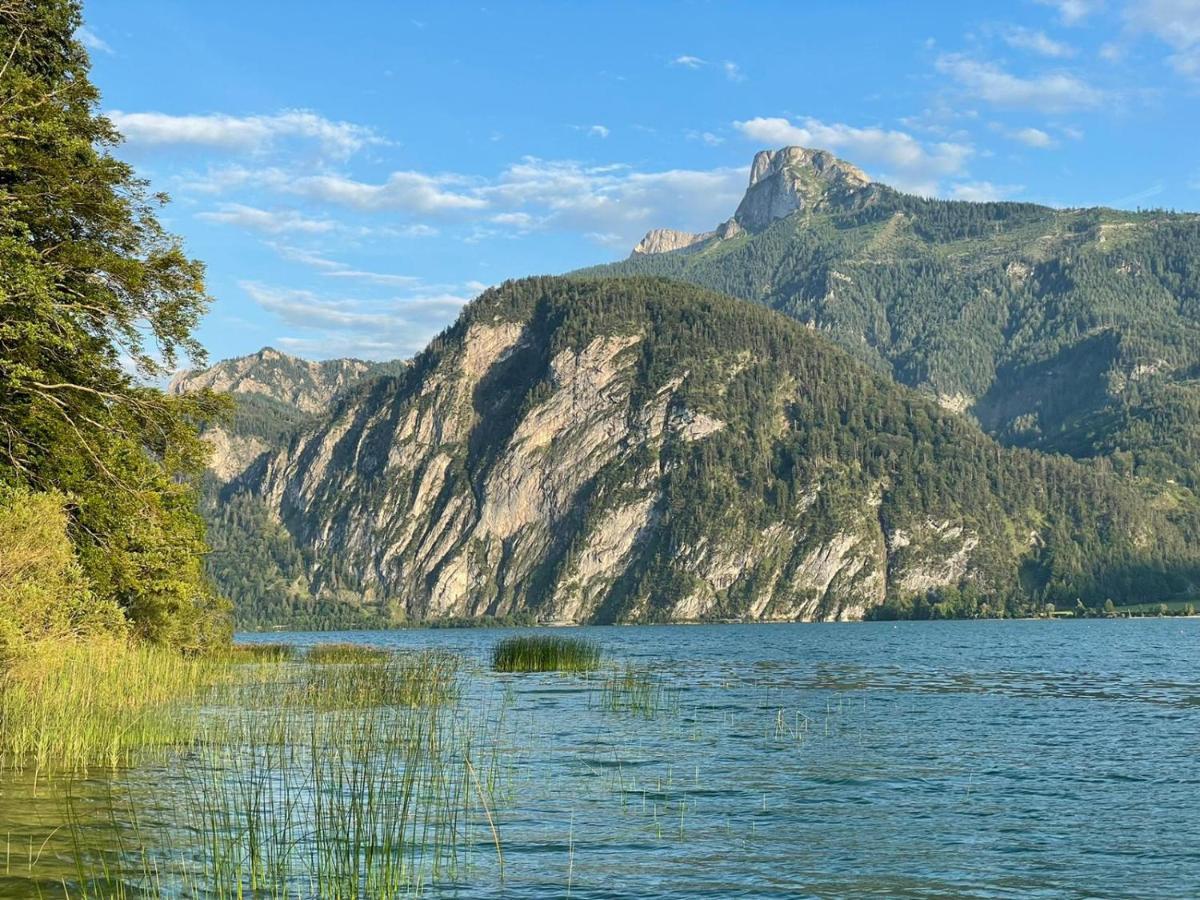 "Ferienhaus Am Mondsee" Mit Direktem Schafbergblick Im Salzkammergut Bei Salzburg Εξωτερικό φωτογραφία